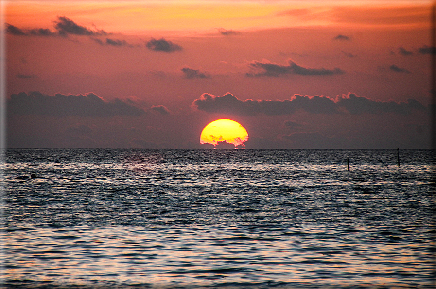 foto Alba e tramonto alle isole Maldive